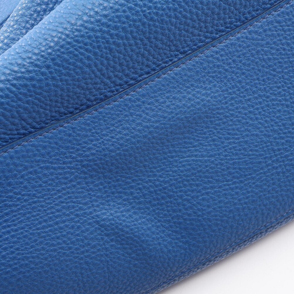 Prada Vit.Daino Handbag Leather Blue #272234P10B - Picture 5 of 7